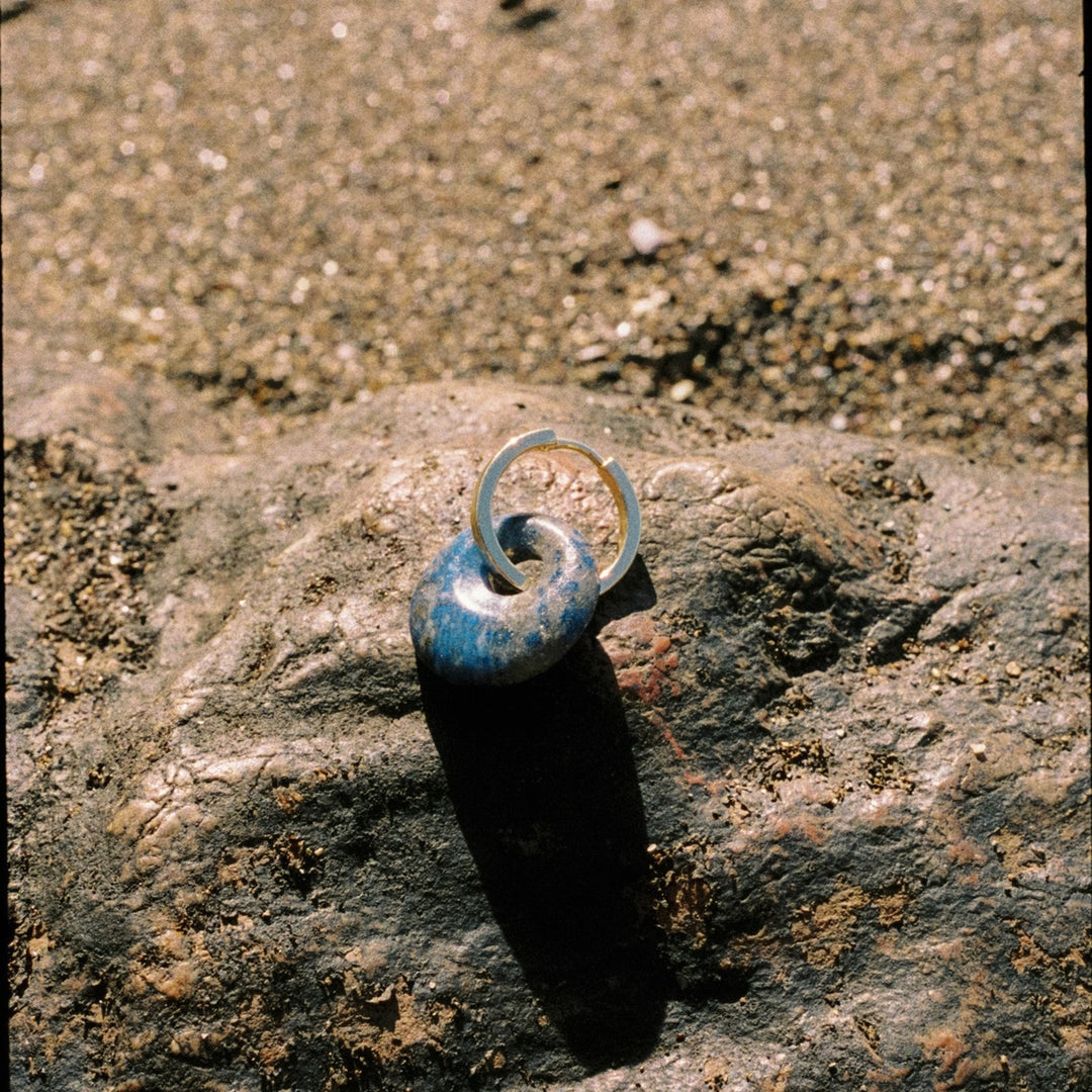 PIERCING OHRRING BLUE-TREOPIC