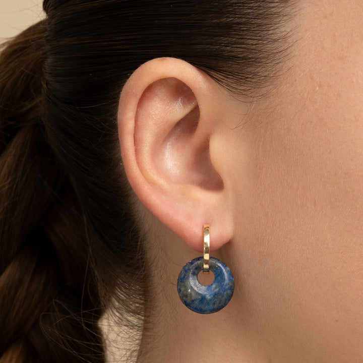 PIERCING OHRRING BLUE-TREOPIC