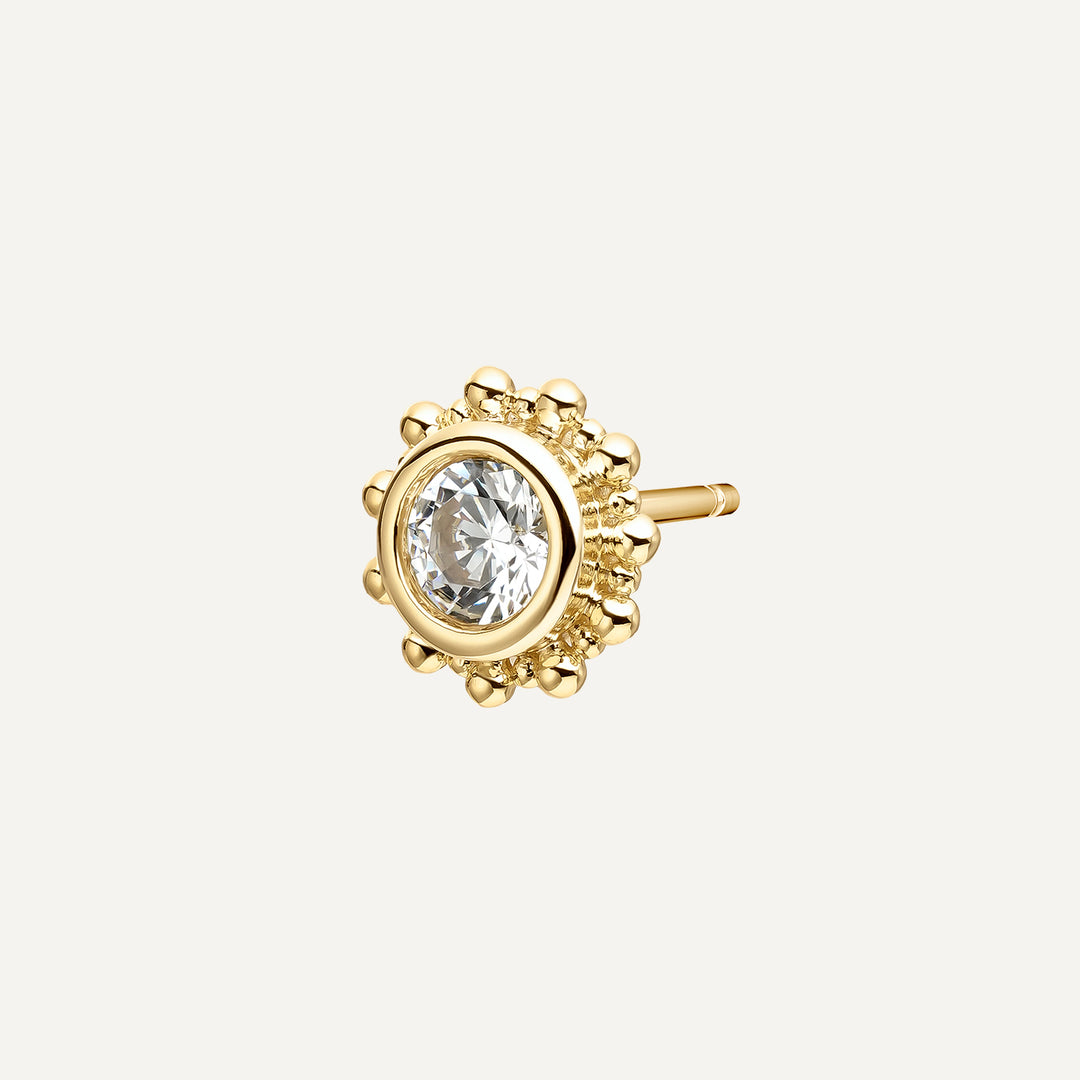 CELESTIAL SUN PIERCING EARRING