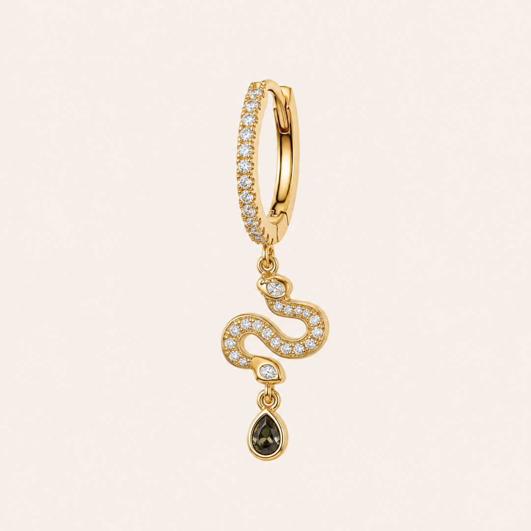 Piercing-Stecker Mayan Serpent