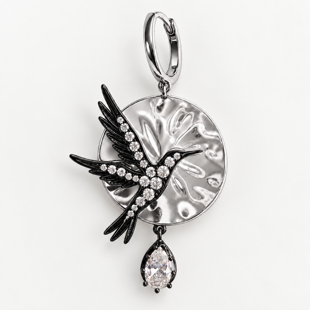 PENDIENTE PIERCING ARO HACHIDORI SILVER