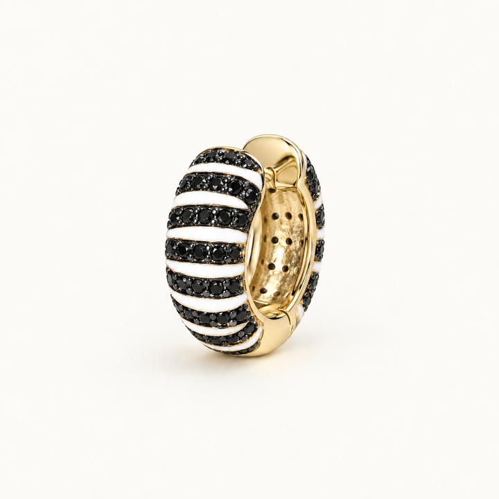 PENDIENTE PIERCING ARO SAVANNA STRIPE