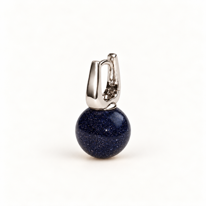 PENDIENTE PIERCING ARO BLUE GOLD SAND SPHÈRE
