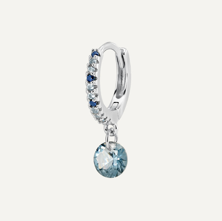 PENDIENTE PIERCING ARO AQUA KOUSAI