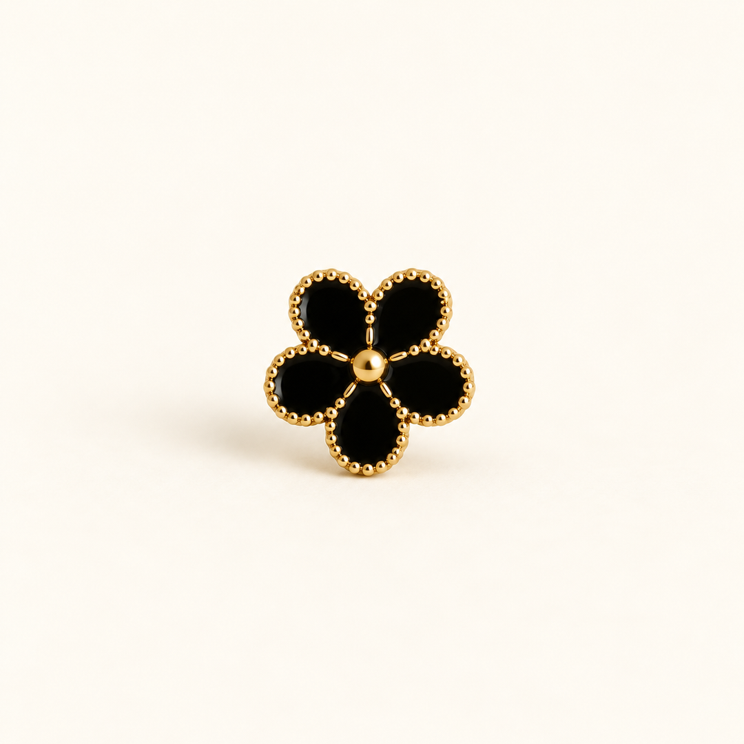 PENDIENTE PIERCING BLACK ANÉMONE