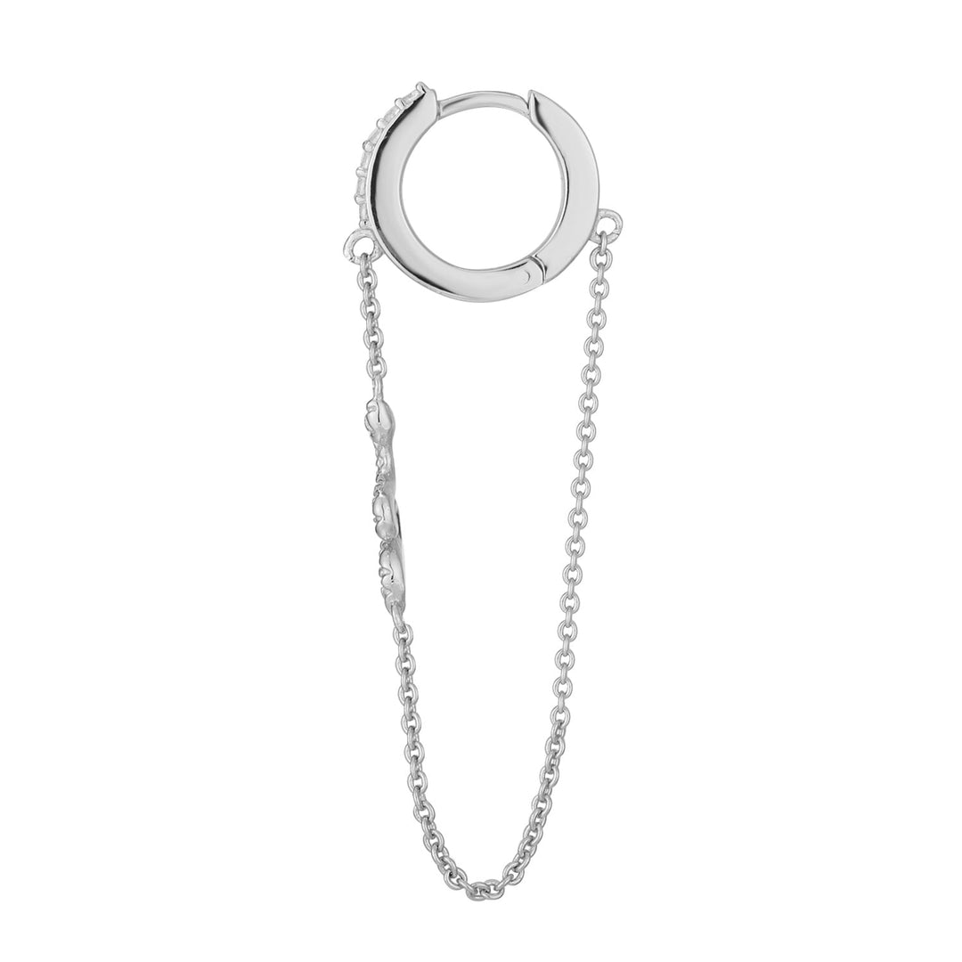 PENDIENTE PIERCING ARO DE PLATA SERPENT-PUNK