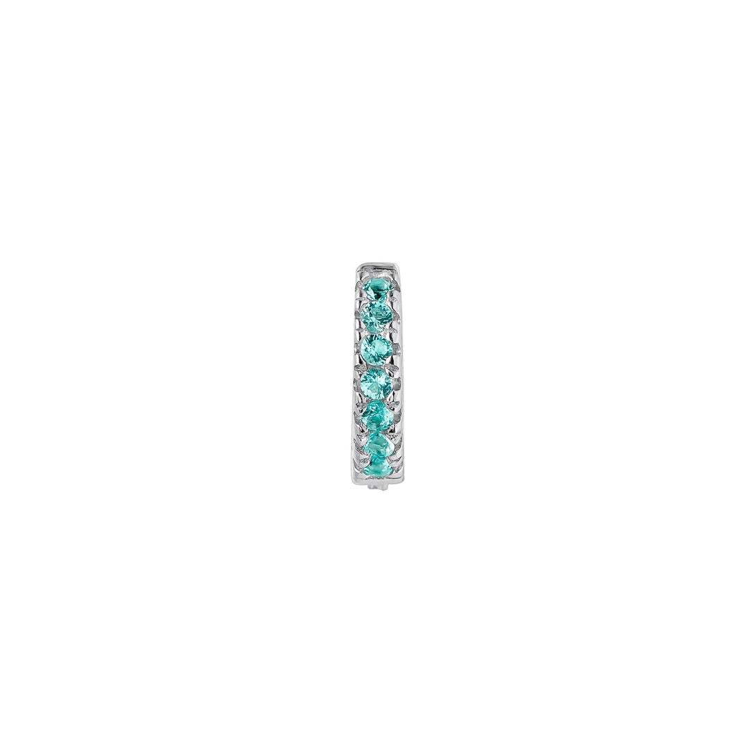 PENDIENTE PIERCING BLAUE SILBER CREOLEN SOPHIE  