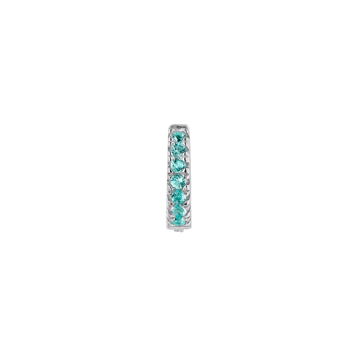 PENDIENTE PIERCING BLAUE SILBER CREOLEN SOPHIE  