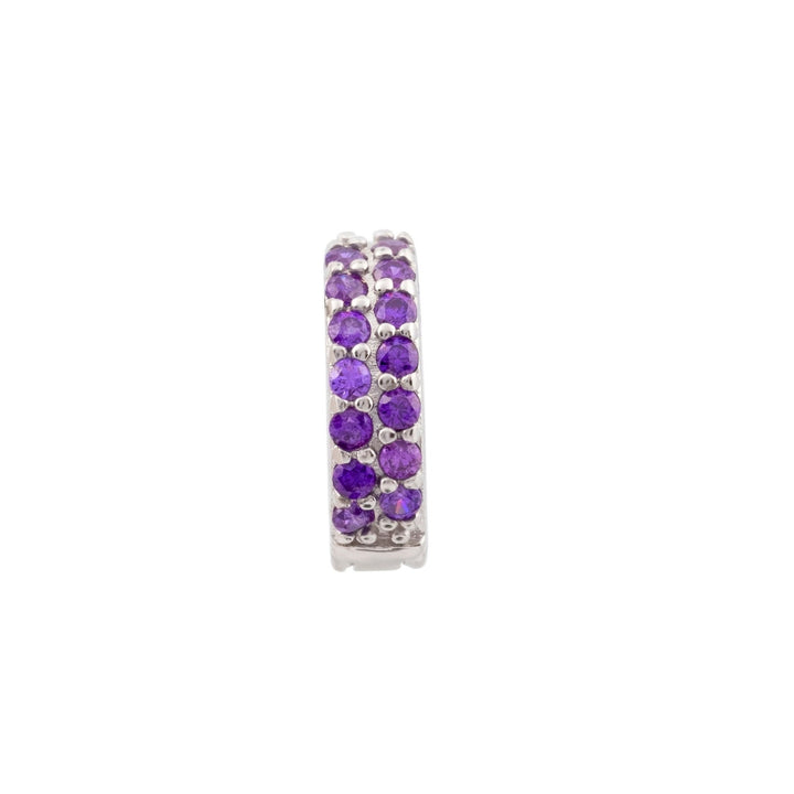 SILBER JEANINNE CREOLEN PIERCING OHRRING