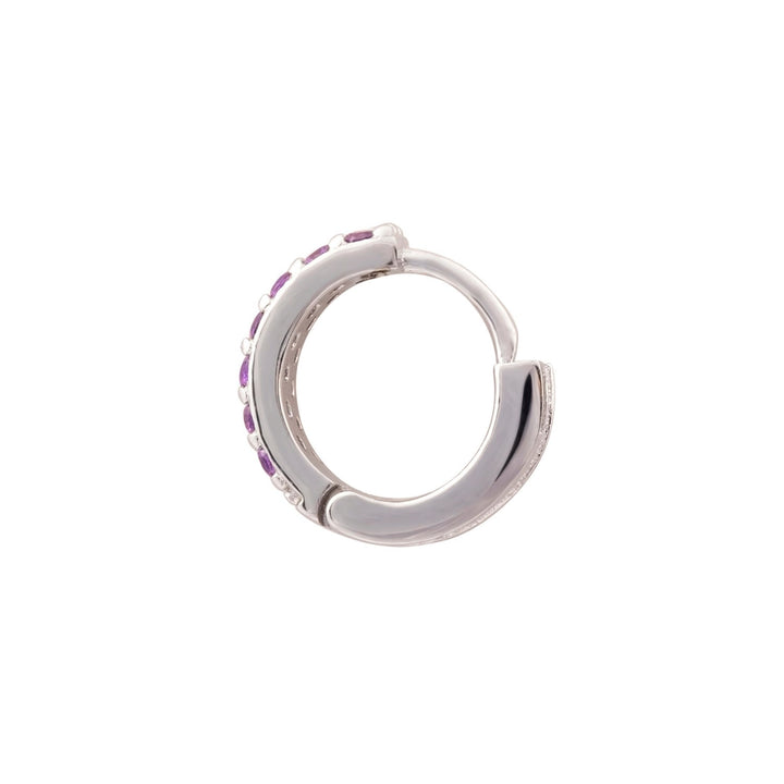 SILBER JEANINNE CREOLEN PIERCING OHRRING
