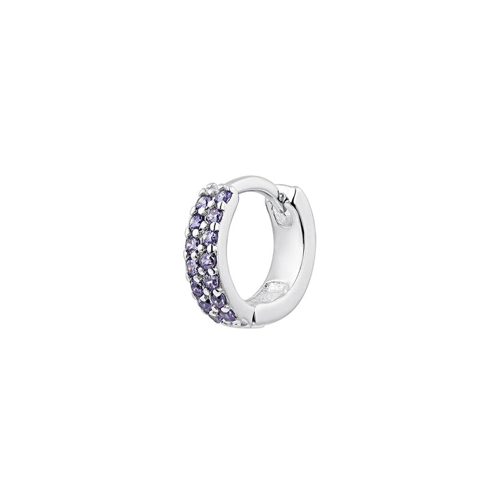 SILBER JEANINNE CREOLEN PIERCING OHRRING
