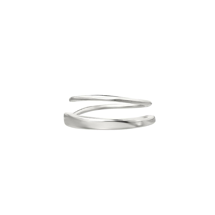 PENDIENTE PIERCING ARO DE PLATA DOUBLE TWIST