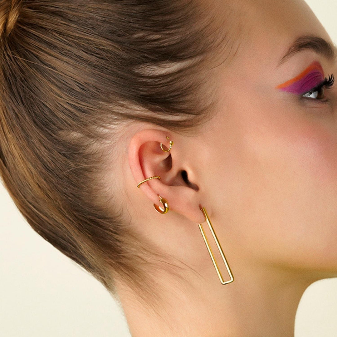 LEICHTER MINIMALIST PIERCING OHRRING RING