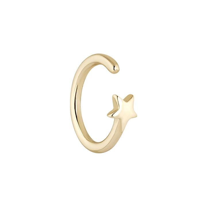 BRINCO PIERCING ARGOLA STAR-MINIMALIST
