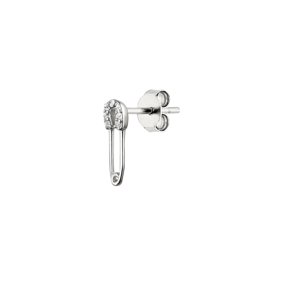 SILVER PIN SILVER PIERCING EARRING