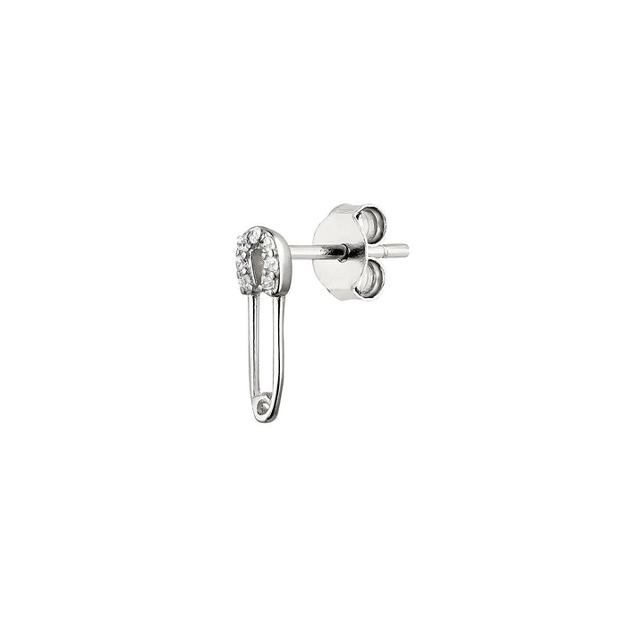 SILVER PIN SILVER PIERCING EARRING