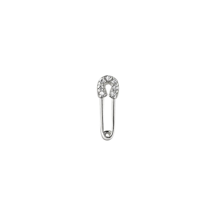 SILVER PIN SILVER PIERCING EARRING