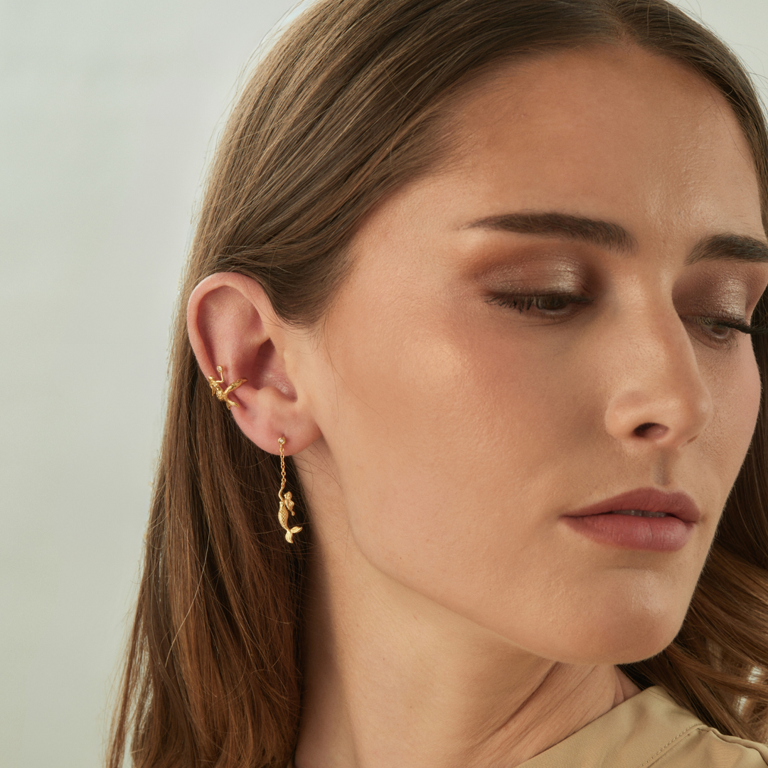 Ear Cuff Piercing-Ohrring Sirène