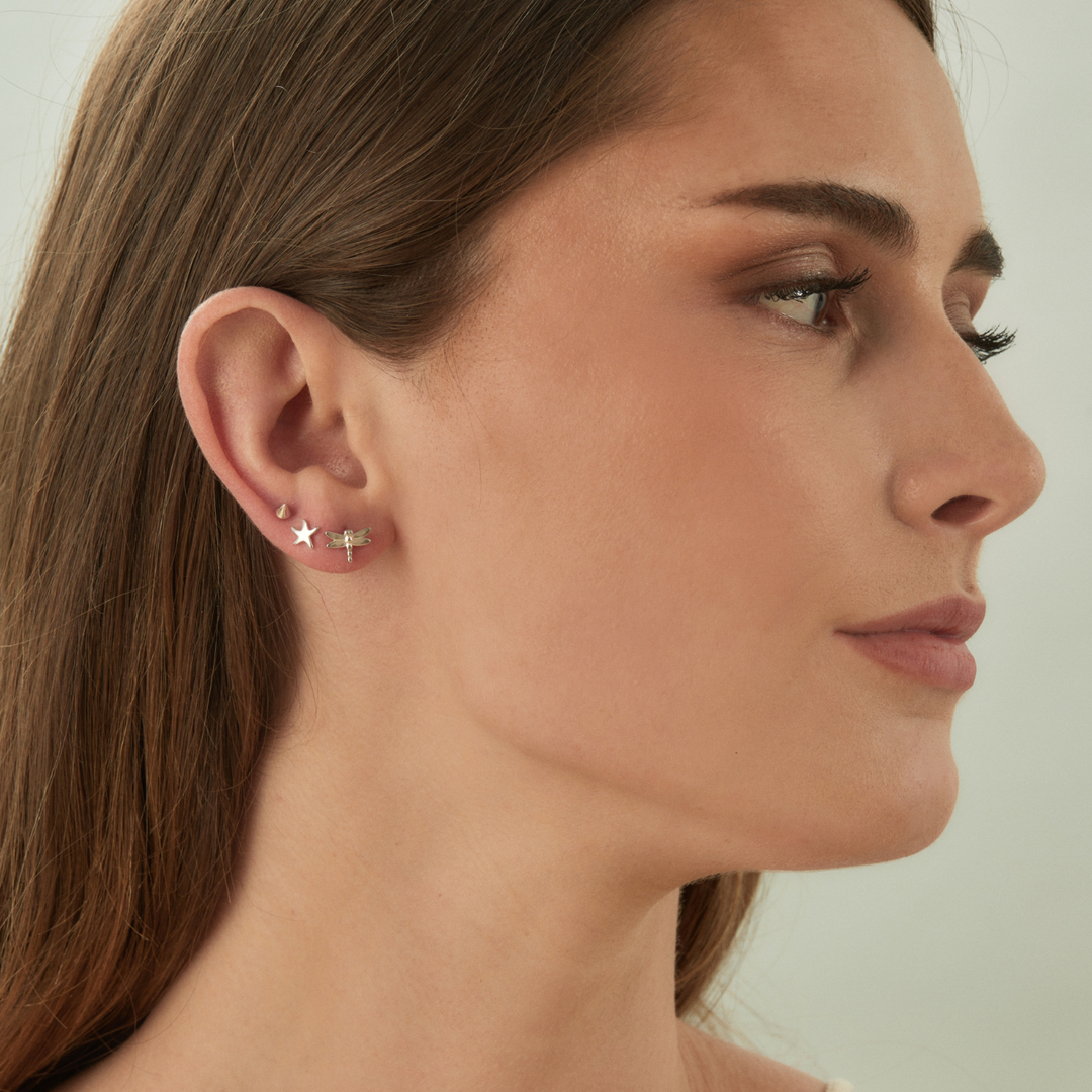 PIERCING OORBEL ZILVEREN ZEESTER