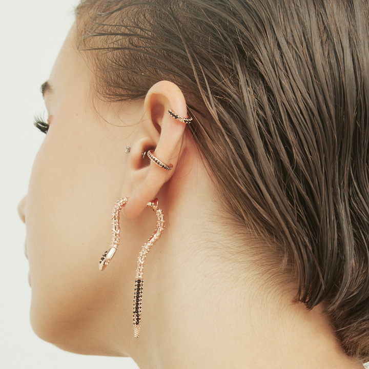 PIERCING OORBEL RING ROSEGOUDE SPINEL SOPHIE