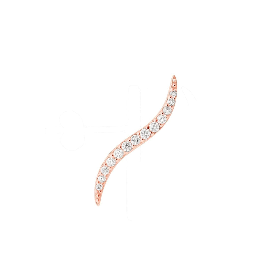 SOLANGE ROSE GOLD CLIMBER EARRING