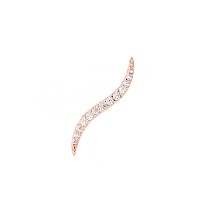 SOLANGE ROSE GOLD CLIMBER EARRING