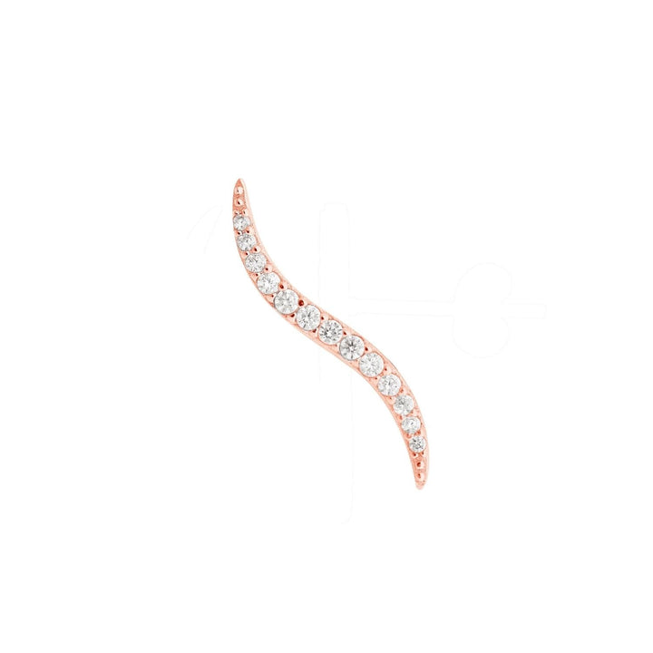 SOLANGE ROSE GOLD CLIMBER EARRING