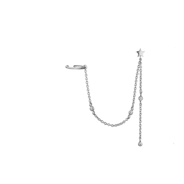 MEHRFACH SILBER PIERCING OHRRING TREVI