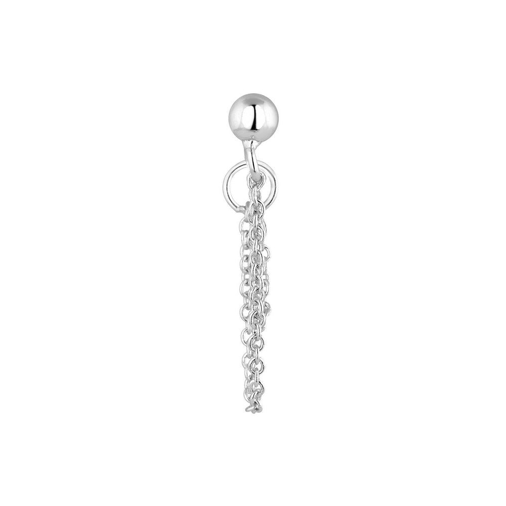 PENDIENTE PIERCING PLATA HELMI - Blissou Jewelry