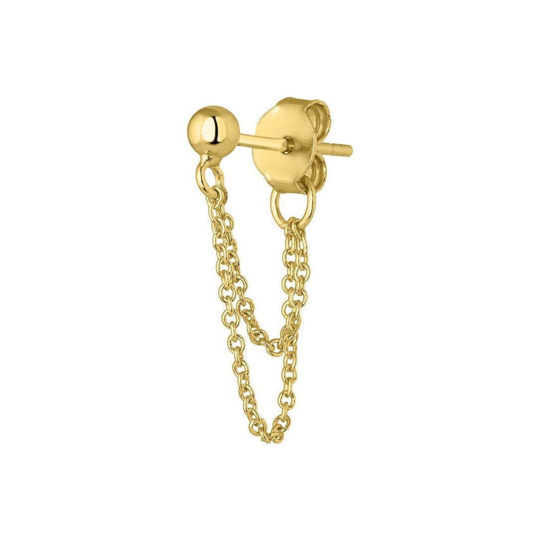 PENDIENTE PIERCING PLATA HELMI - Blissou Jewelry