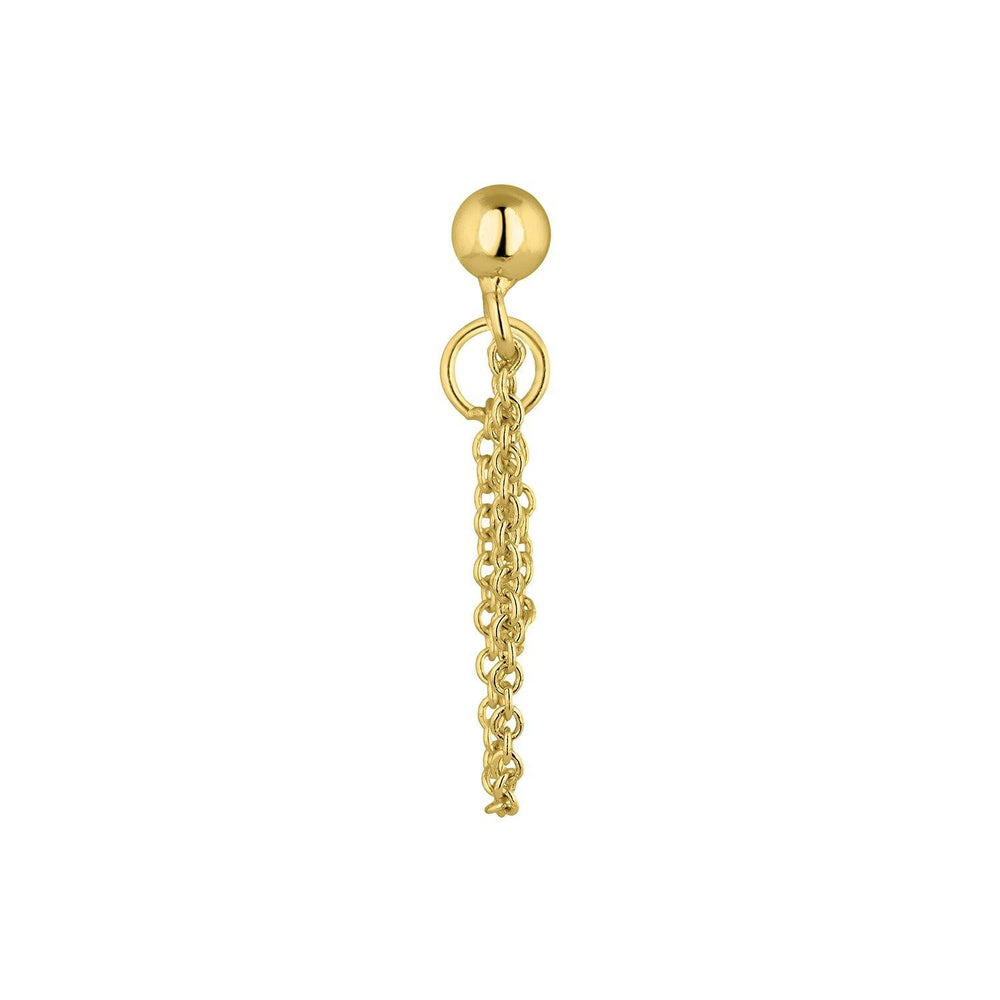 PENDIENTE PIERCING PLATA HELMI - Blissou Jewelry