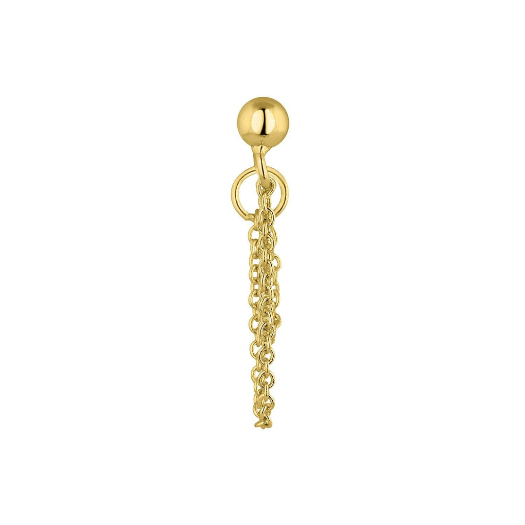 PENDIENTE PIERCING PLATA HELMI - Blissou Jewelry