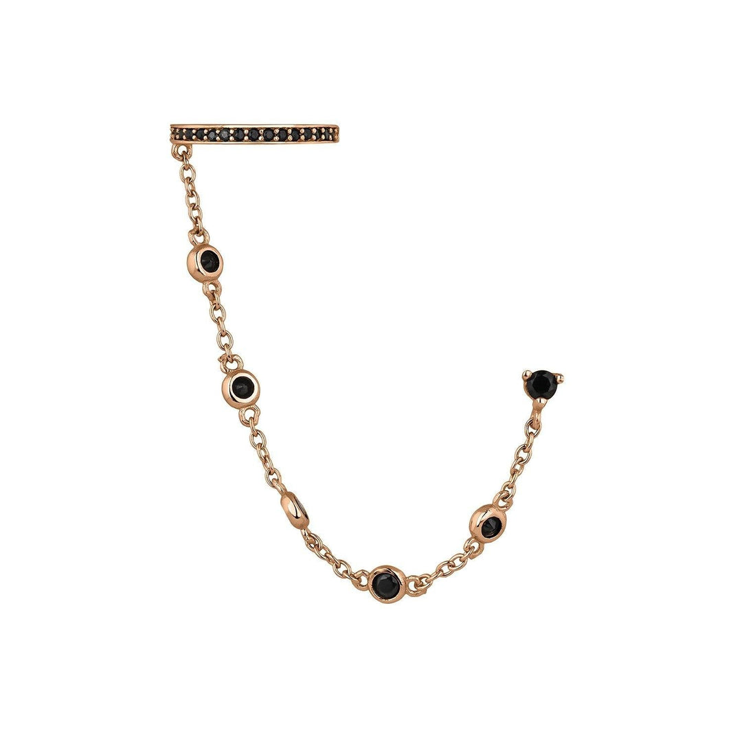 PENDIENTE Y EAR CUFF NASHA - Blissou Jewelry