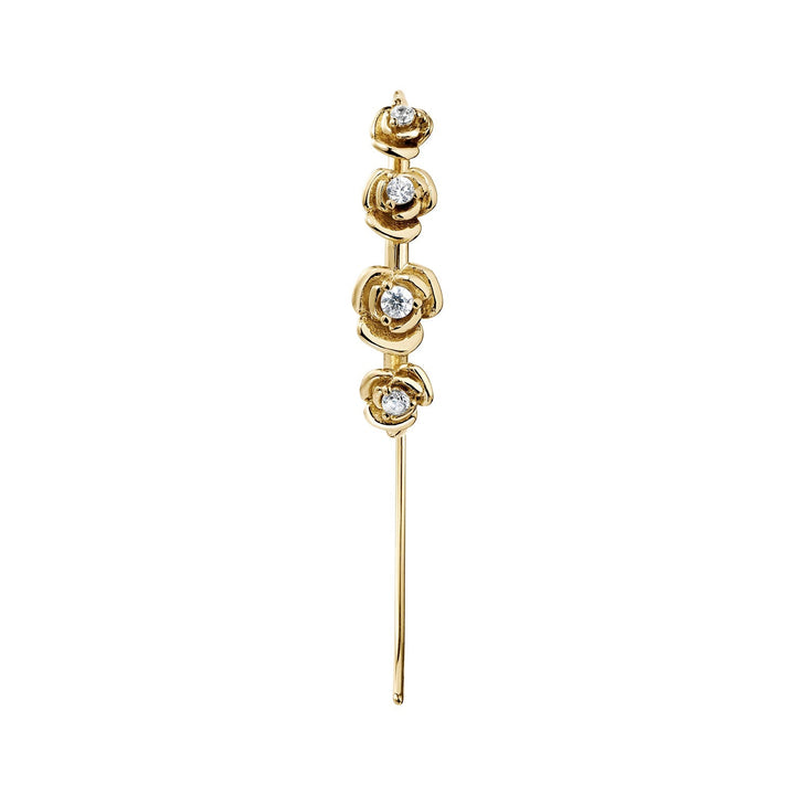 Ohrring Piercing Rosen  