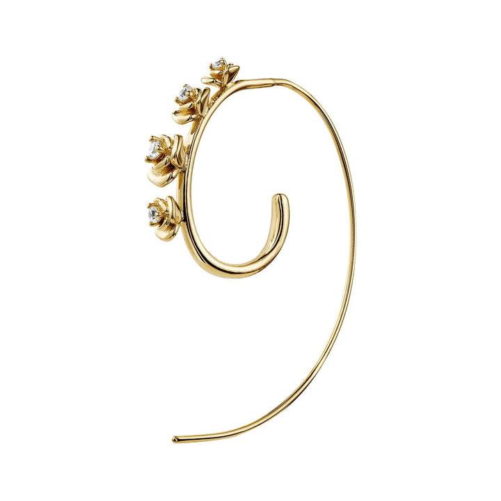 Ohrring Piercing Rosen  