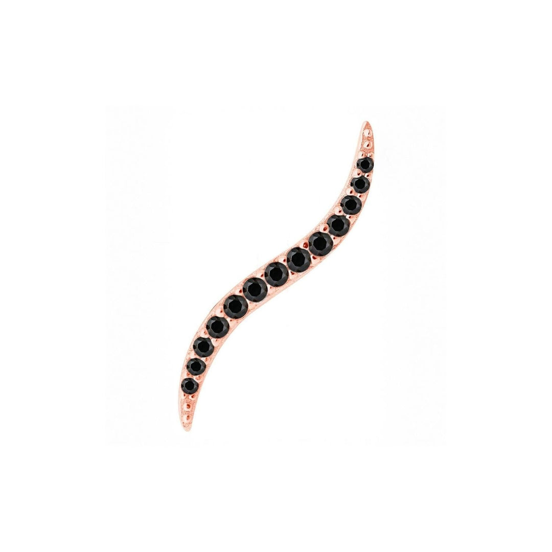SOLANGE ROSE GOLD SPINELS CLIMBER EARRING