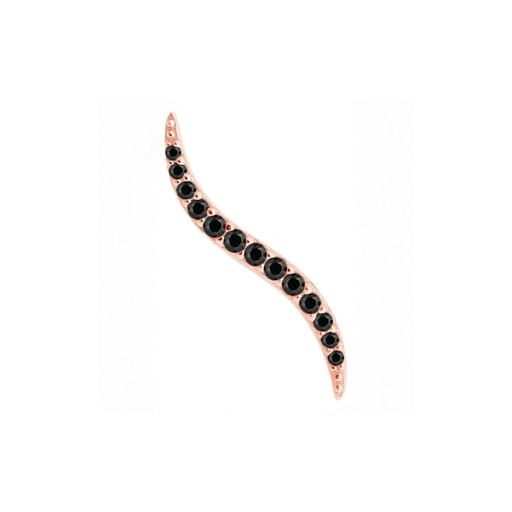 SOLANGE ROSE GOLD SPINELS CLIMBER EARRING