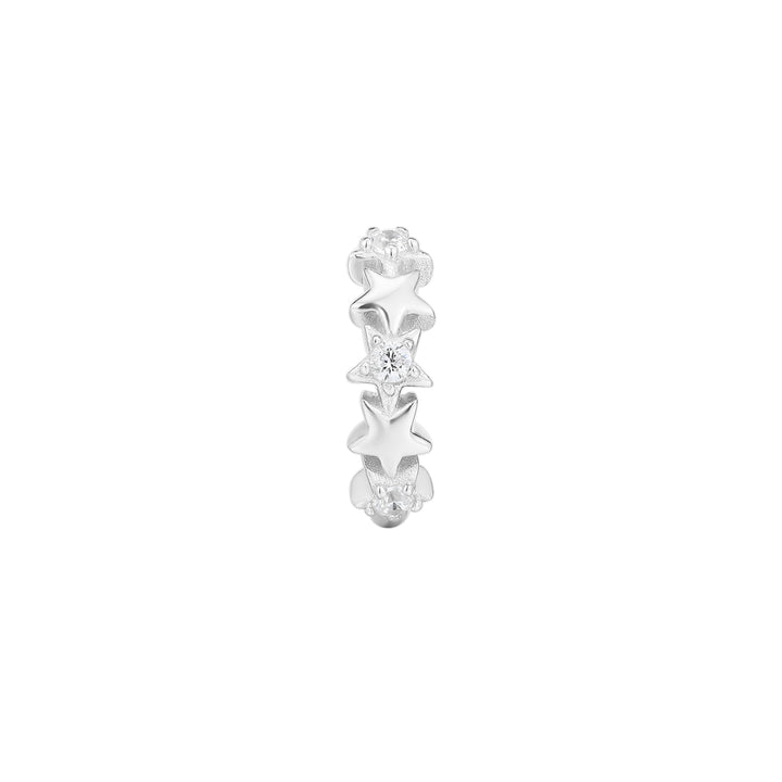 PIERCING OORBEL ZILVER RING STEA