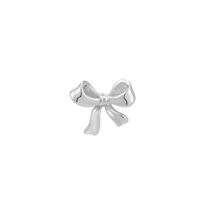 Sudraba pīrsinga auskars Sweet Ribbon