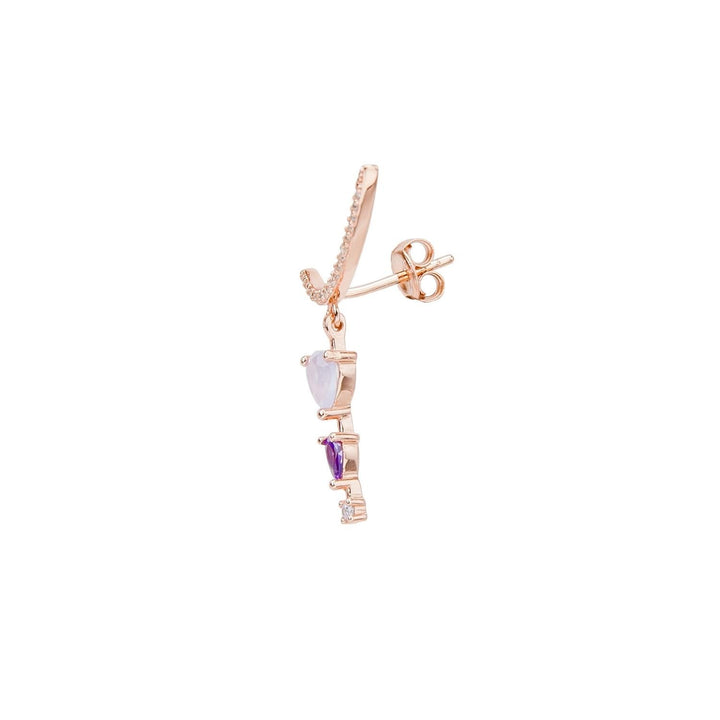 JACKIE ROSE GOLD CLIMBER EARRING  