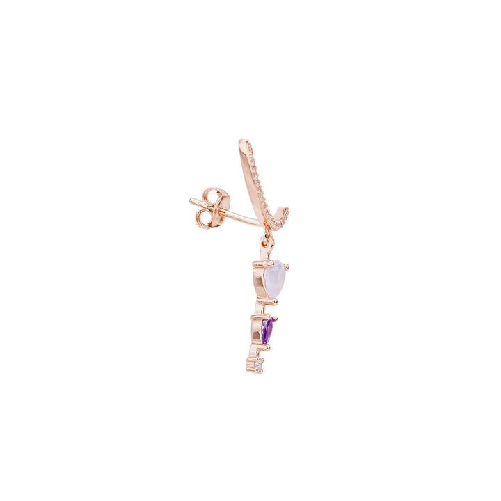 JACKIE ROSE GOLD CLIMBER EARRING  