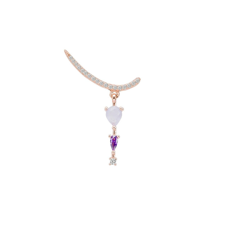 JACKIE ROSE GOLD CLIMBER EARRING  
