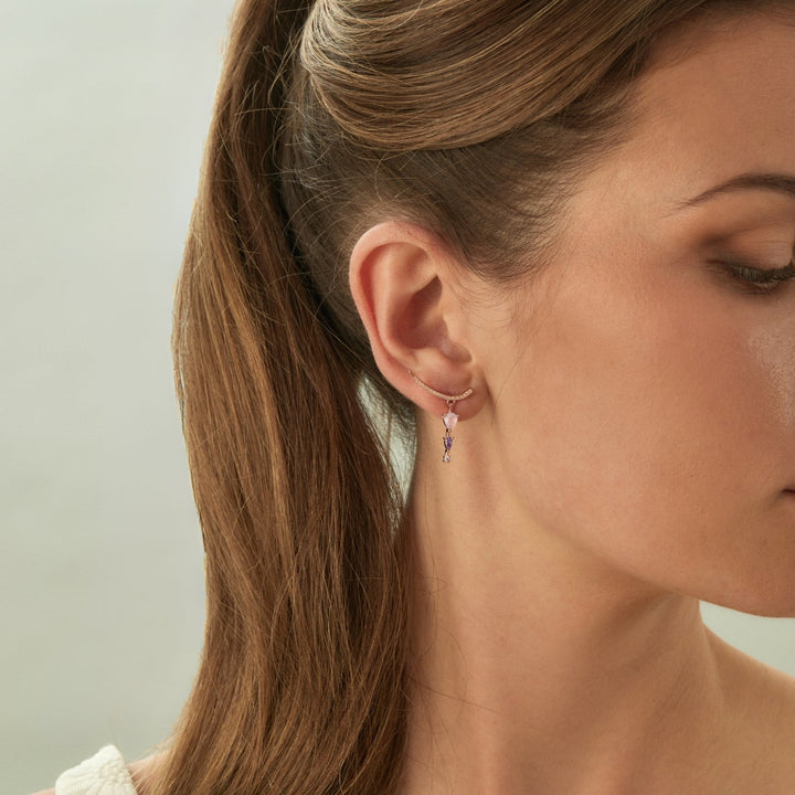 JACKIE ROSE GOLD CLIMBER EARRING  