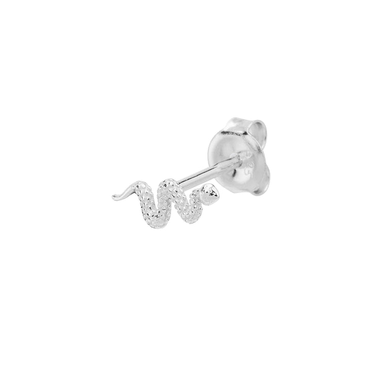 PETIT SNAKE SILVER PIERCING EARRING  