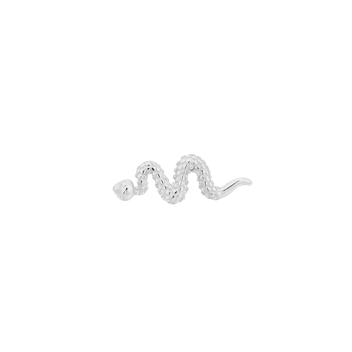 PETIT SNAKE SILVER PIERCING EARRING  