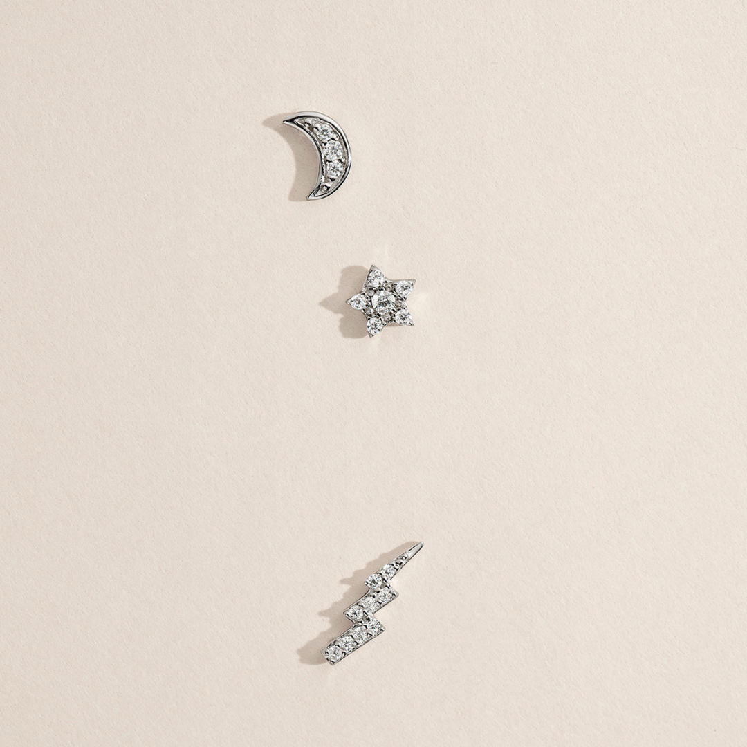 BRINCO PIERCING DE PRATA PETIT LUNE