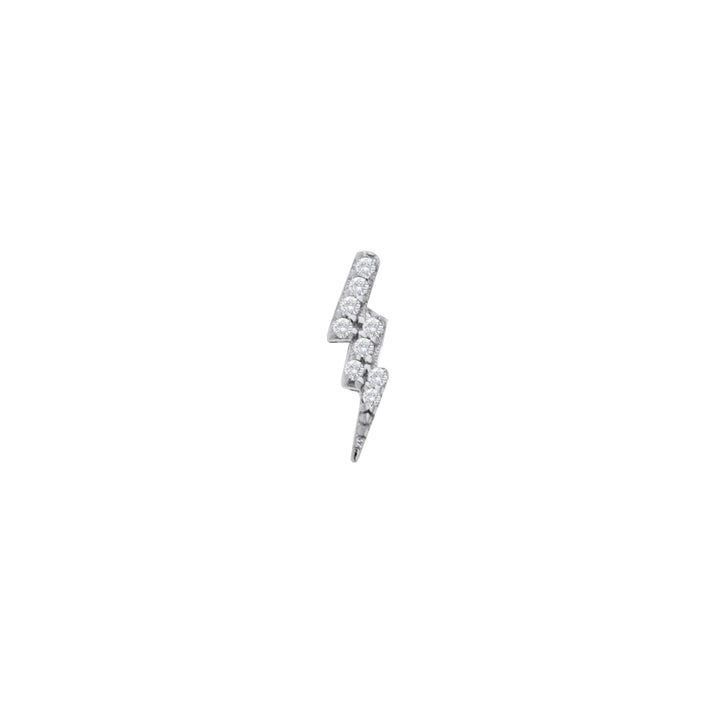 BRINCO PIERCING DE PRATA RAYO