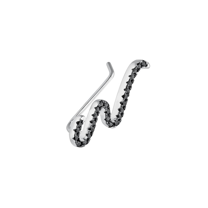 SILBER KLETTEROHRRING CURVY