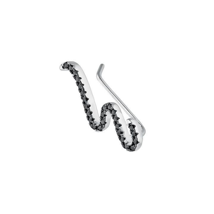 SILBER KLETTEROHRRING CURVY