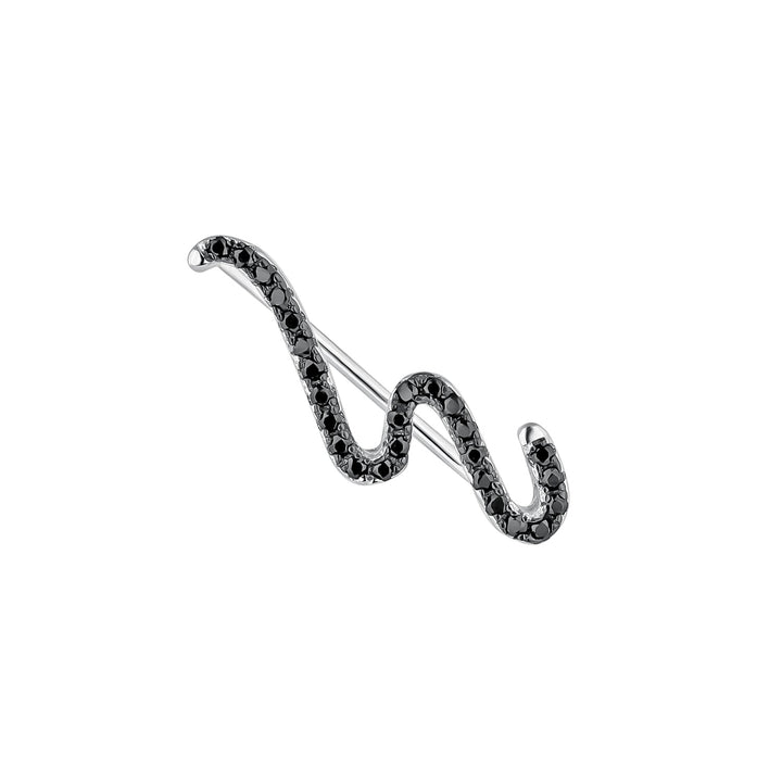SILBER KLETTEROHRRING CURVY